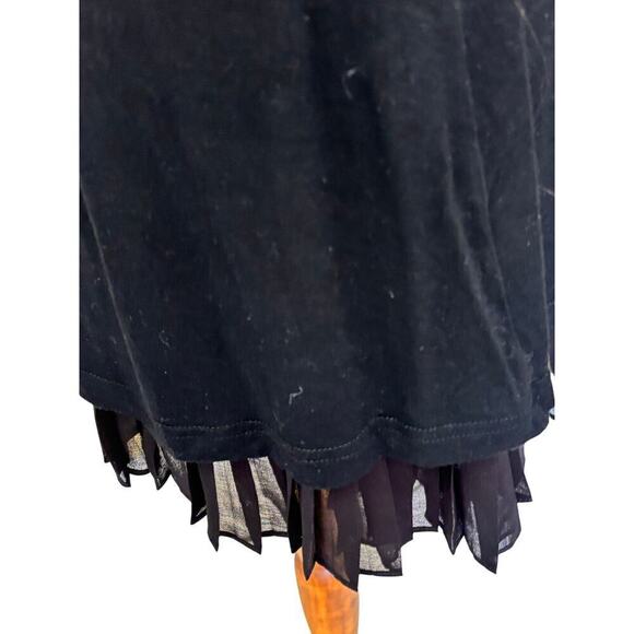 Ryu black dress, small, avant garde, gothic, bohemian grunge, statement - Picture 6 of 8